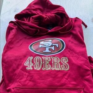 NFL San Francisco 49ers Red Hoodie Men's Small